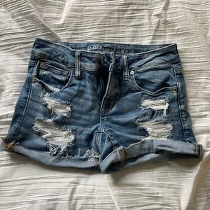 american eagle jean shorts